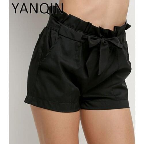 Женские шорты с высокой талией YANQIN China At AliExpress