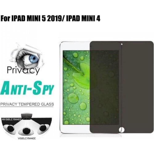 Privacy Tempered Glass Screen Protector For iPad Mini 5 2019 Glass Film Anti-Peeping Film For Apple IPAD MINI 4 5 2019