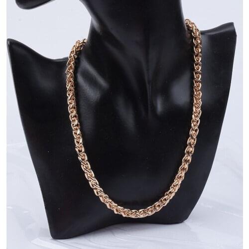 2020 New ZA Gold Metal Chains Link Choker Necklace Women Vintage Punk Statement Choker Necklace Jewelry Femme