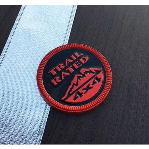 3D Metal Red 4X4 Auto Trunk Emblems Badge Decal Sticker Car Accessories