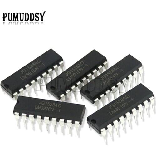 5PCS LM3914N-1 LM3915N-1 LM3916N-1 DIP LM3914N LM3915N LM3916 new and IC
