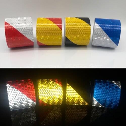 5cmx5m Reflective tape stickers car-styling Self Adhesive Warning Tape