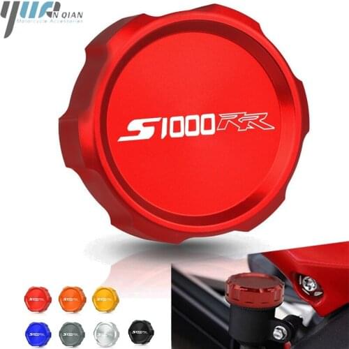 Motorcycle Accessories Motor Rear Fuel Brake Fluid Reservoir Cap Oil Cup Cover For BMW S1000R S1000RR S1000XR S 1000 R/RR/XR