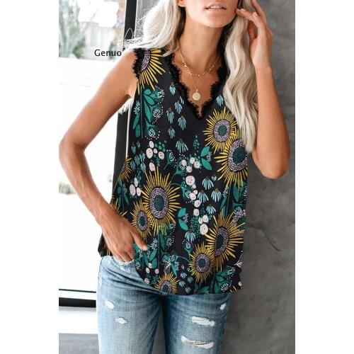 Summer Leopard Print Blouse Women V-Neck Sleeveless Off Shoulder Shirt Top Womens Tops and Blouses Casual Ladies Shirts