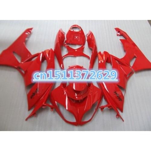 Motorcycle Fairing kit for KAWASAKI Ninja ZX6R 09 10 ZX6R 636 2009 2010 Whole hot red ABS Fairings set-Dor D