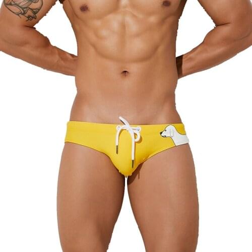 Sexy Swimwear Low Waist Men Swimming Briefs Nylon Quick Dry Breathable Swimsuit Summer Sport Beach Slip Surfing Bathing Panties