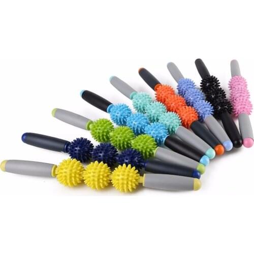 Massage Roller Fitness Massage Stick Meridian Health Care Back Relaxation Massage Instrument Integrated Fitness Equipments