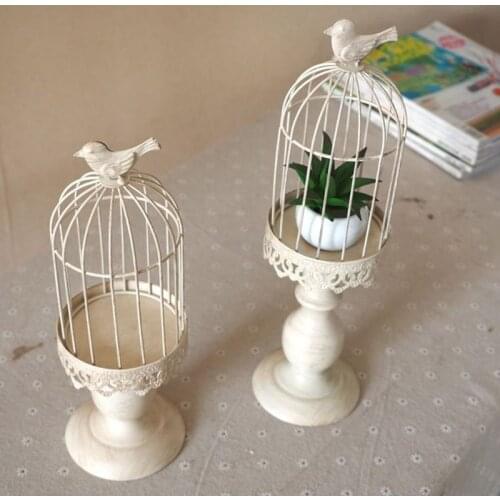 Metal Hollow Candle Holder Stand Tealight Candlestick Lantern Wedding Home Decor