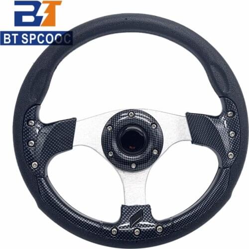 Many Color PU 13 Inch 320mm Car Steering Wheel Universal Racing Sport Steering Wheel Fit For Car/ PC Racing Game