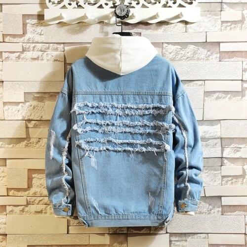 2021 Fashion Mens Denim Jackets Slim Fit Male Jeans Jacket High Quality Cotton Outwear Coat Long Sleeve Cowboy Jackets 26 colors