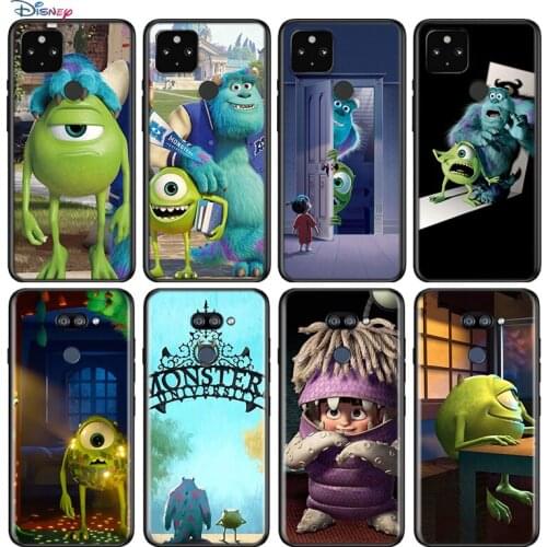 Monsters University For Google Pixel 5 4 4A XL Shell For LG Q60 V60 V50 V50S V40 V35 V30 5G Black Soft Phone Case