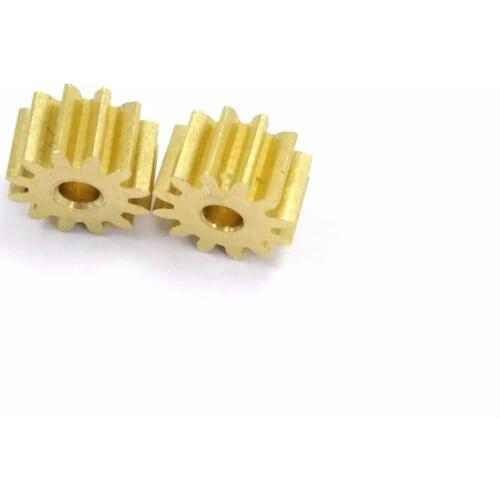 Wholesale 10pcs Metal wear resisting rack gear copper 12-2A 0.5 modulus for car ship model
