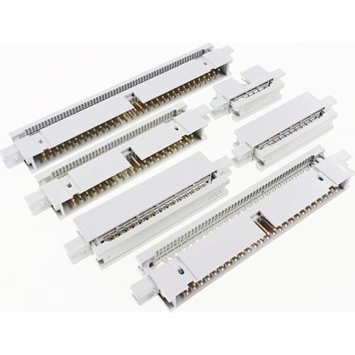 500 pcs 0.100" 2.54mm IDC Type Box header Male Headers 10 14 16 20 26 30 34 40 50 60 64 Pin Flat cable 1.27mm 0.050" connector