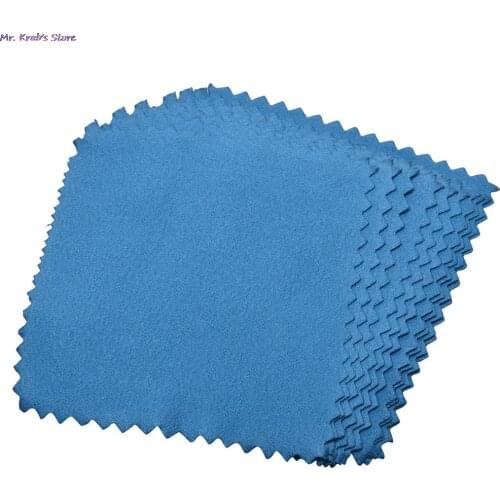 10Pcs Silver Jewelry Cleaning Cloth Wipe Polishing Cloth Silver Ornaments Cloth Useful Jewelry Tools