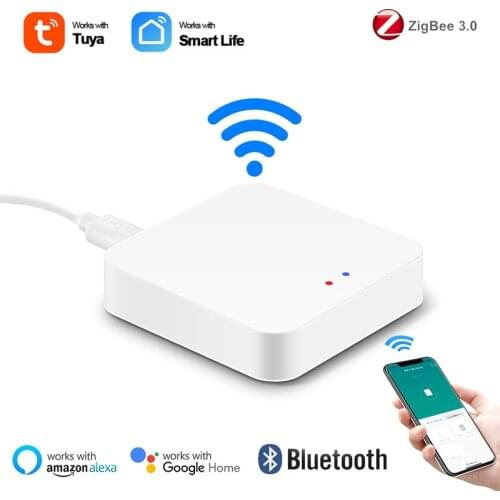 Tuya ZigBee 3.0 Multimode Gateway Bluetooth-Compatible Gateway Hub Smart Home Control Works With Smart Life Alexa Google Home