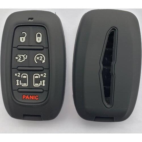 For CHRYSLER PACIFICA Mini Van 2017 2018 2019 Remote Smart FOB Case Silicone Cover