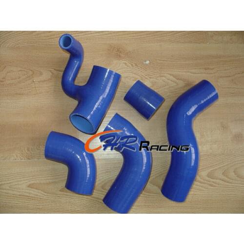 Blue silicone turbo hose for Volvo 850 T-5/T-5R 1993-1997;S70/V70 T5 1996-2000