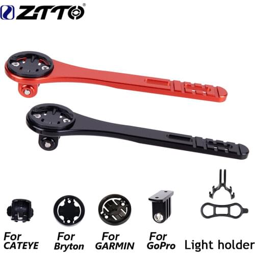 ZTTO Road Bike Speedometer Computer Camera Holder Handlebar Out-Front Mount Bicycle Cycling For Garmin Cateye GoPro Series Parts