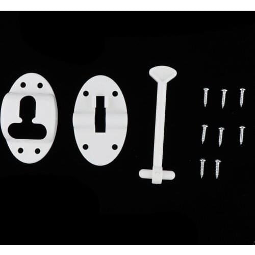 1 Set Motor Home RV Boat Camper Cargo Hatch Replacement T-Style Holder Catch Lock 4