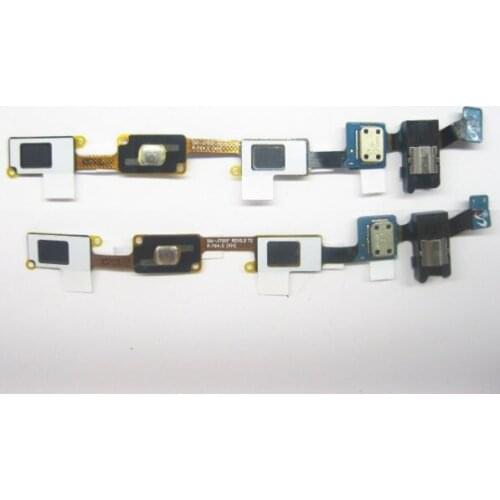 10pcs/lot New Home Button keypad Sensor Audio Jack Headphone Flex Cable For Samsung Galaxy J7 J700F Replacement parts