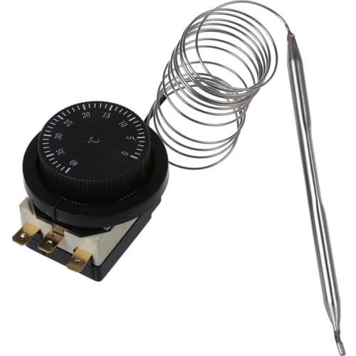 1NC 1NO AC 250V/380V 16A 0-40C Temperature Control Switch Capillary Thermostat