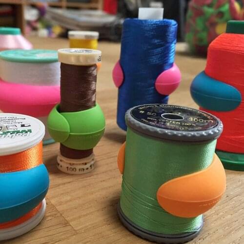 5/10/20Pcs Multicolor Sewing Huggers Bobbins Clips Thread Spool Holder Embroidery Unwinding Thread Organizer Sewing Accessories