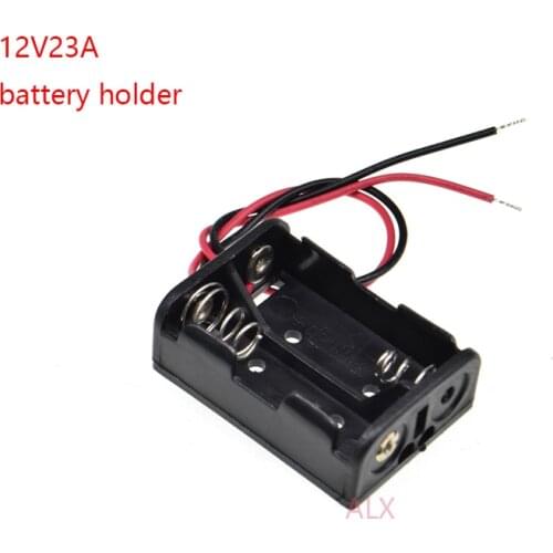 5PCS 2x 12V23A 12V 23A battery holder with wire lead Rechargeable Battery case Storage Box diy 2 slot 2*12V23A Shell housing