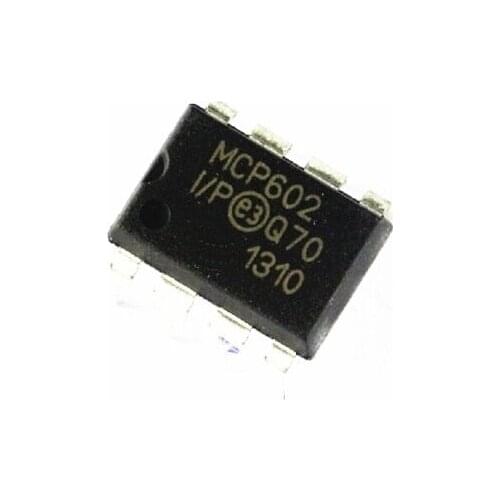 5PCS NEW MCP602-I/P IC OPAMP DUAL SNGL SUPPLY 8DIP