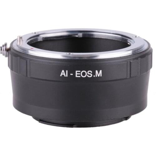 AI-EOSM Adapter Ring for Nik F AI AIS mount Lens to Canon EOSM EF-M M M2 M3 Camera