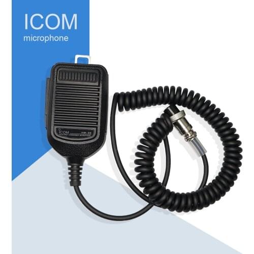 8 Pin Car Radio Microphone Speaker HM-36 Hand Mic for ICOM IC-718 IC-775 IC-7200 IC-7600 IC-25 IC-28 Car Radio Mobile Radio