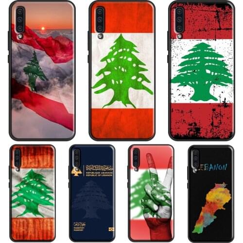Lebanon Flag Map Case For Samsung A52 A12 A32 A72 A21S A20e A21S A31 A51 A71 A10 A02S A50 A70 Back Cover