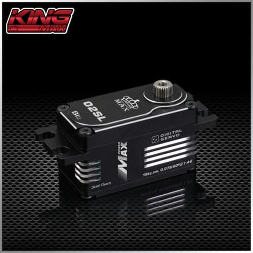 HOT sale KINGMAX Servo BLS02SL--56g 19kg.cm,steel gears super low profile servo