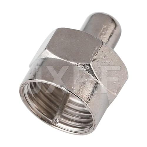 JXRF Connector RF coaxial Adapter F Male RF Coaxial Termination Matched Dummy Load 75 Ohm