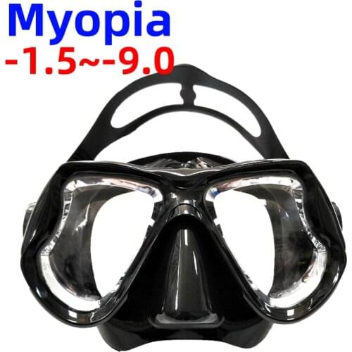 Diving mask Optical Nearsighted Myopia Diving Glasses googles silicone glasses Short-sighted reading glasses