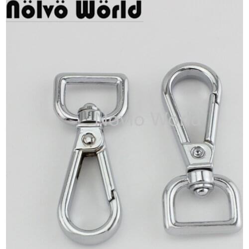 Nolvo World 5-20-100pcs 6 colors 50.4*15.5mm 5/8" chrome metal buckle men bag strap clasp lobster swivel snap hook