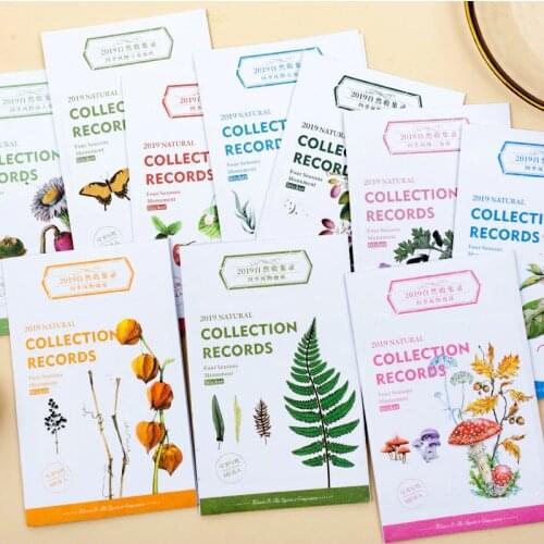 Natural Collection Record Eucalyptus Decorative Stationery Stickers set Scrapbooking Diary Album Stick Lable