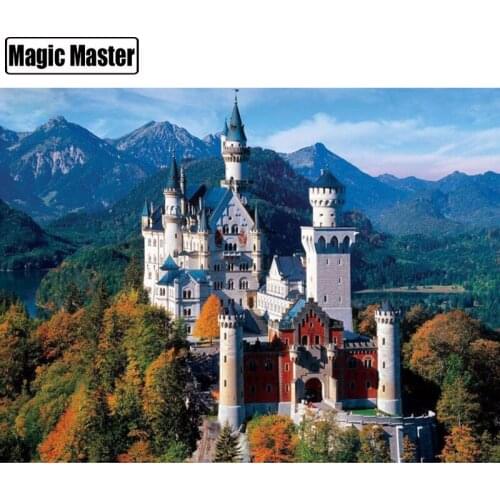 NEW Arrival 5D Full Square/Round Diamond Painting Cross Stitch Mountain & Castle Diamond Embroidery Diamond Mosaic