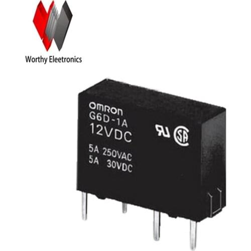 Wholesale 10pcs/lot relay G6D-1A-12VDC