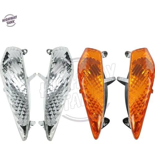 Orange Motorcycle Front Turn Indicator Signal Lens Moto Turn Light Housing Case for BMW R1200RT R900RT 2006-2009
