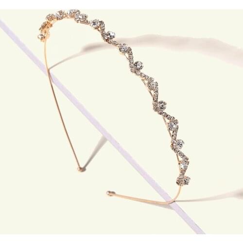 Hair Band Headdress Wedding Princess Rhinestone Luxury Hair Accessories Wedding Birthday Holiday FS99