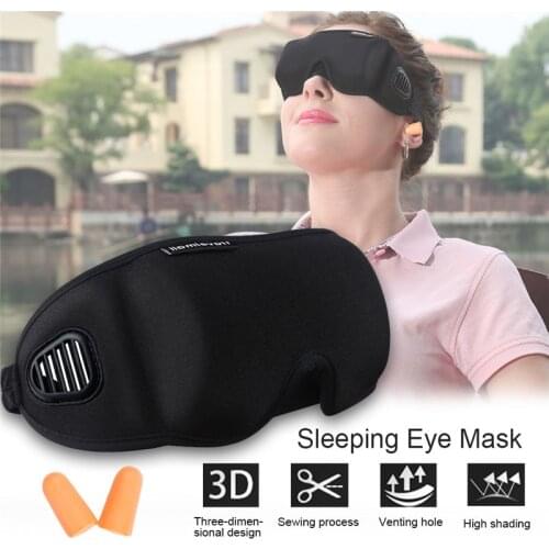 High-Grade Fabric EyeShade Portable Sleeping Eye Mask Eyepatch Padded Shade Cover Eye Mask Night Rest Blindfold Sleep Bandage
