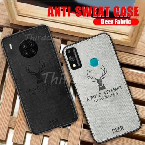 For Honor 30i 10i Lite 20S 20E 20Pro Deer Fabric Soft Case Huawei Honor 9C 9S 9A 9X 8A Prime 8S 8C 8S 8X 7A 7S 7C 7X Cloth Cover