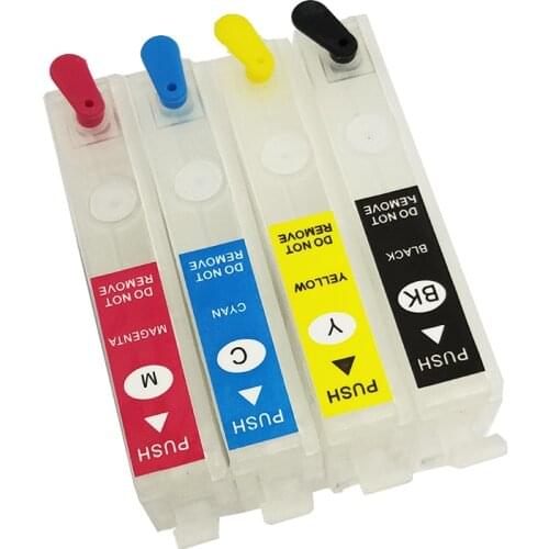 Vilaxh 202 202XL T202 Refillable Ink Cartridge For Epson Expression XP-5100 WorkForce WF-2860 Printer Drucker Keine Chip