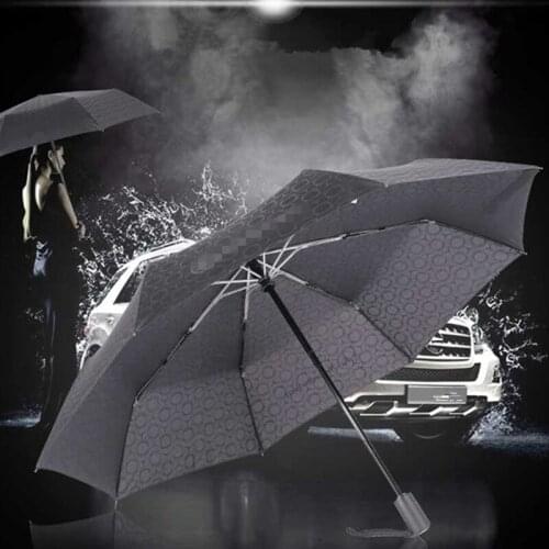 For Mercedes-Benz pattern umbrella German original high-end business umbrella super wind resistant folding umbrella automatic