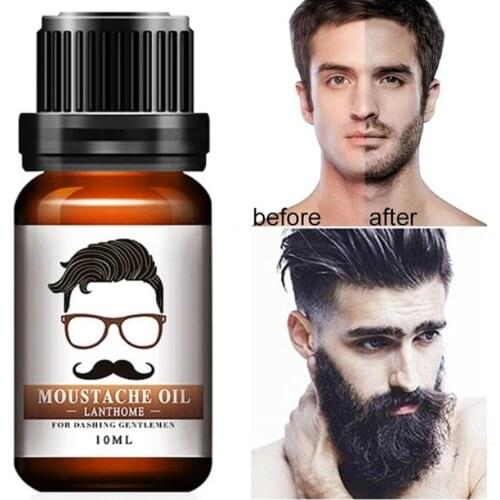 10ml MenS Beard Growth Liquid Must-Have Beard Hair Beard Care Beard Oil Essence Moisturizing Hair Growth Liquid