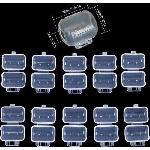 10pcs/lot Wood Shrimp Jig Squid Hooks Cap Umbrella Hook Hat Field Protector Fishing Tackle Size S M L