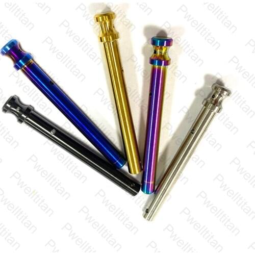 Motorcycle Oil Disc Clamp Guide Screw Titanium Brake Caliper Pad Pin Rear Bolts Alloy GR5 Material 2 PCS