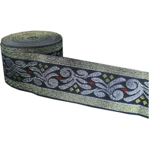 5 yards/lot Lace Fabric Strap National Embroidery 4.5CM width DIY Lace Ribbon Handmade Home Decoration Clothing Accessories