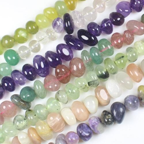 6-12mm Natural Fluorite,Garnet,Peridot, Sunstone ,Agates,Ametyst,15inch Irregular beads , DIY Jewelry Making