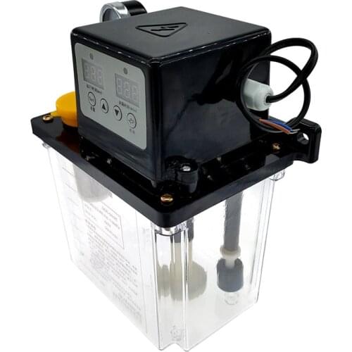 1pcs 2L Automatic Lubricant Pump Automatic Lubricating Oil Pump CNC Electromagnetic Lubrication Pump Lubricator